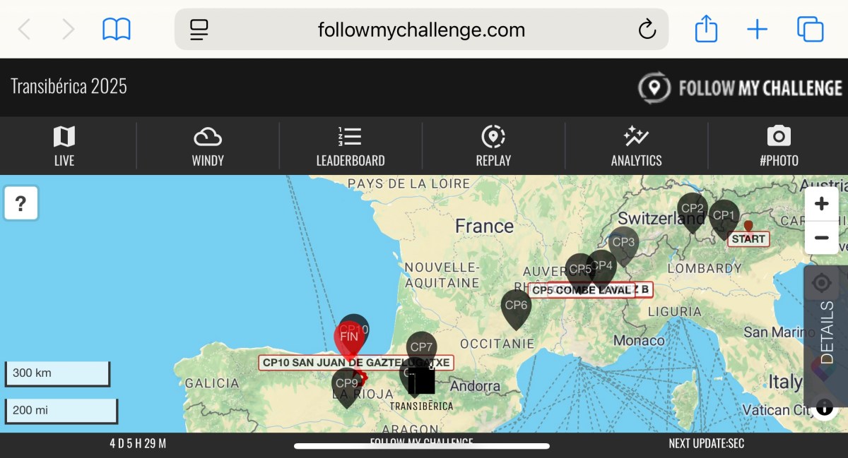 01 Transiberica Race 2025: Coming Tuesday, Aug. 19th, 6:ooam | Bolzano-Bilbao | I’m Cap 92 | Live&nbsp;Tracking